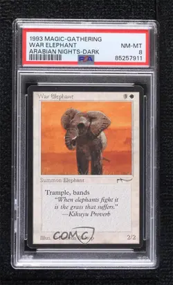 War Elephant Magic: Arabian Nights PSA 8 1993 - Image 1