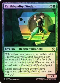 Earthbending Student (TLE-249) - Avatar: The Last Airbender: Eternal-Legal Foil - Image 1
