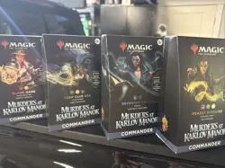 mtg murders at karlov manor commander deck Set Of 4 Factory Sealed - Image 1