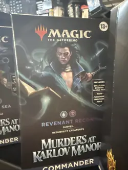 mtg murders at karlov manor commander deck Set Of 4 Factory Sealed - Image 3