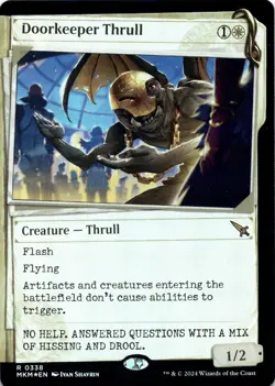 Doorkeeper Thrull FOIL SHOWCASE Murders at Karlov Manor Magic MTG NM - Image 1