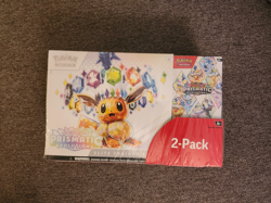 Pokemon TCG Prismatic Evolutions ETB with Booster Bundle Costco 2-Pack SEALED - Image 1