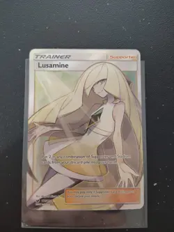 Pokemon TCG Lusamine 110/111 Holo Full Art Ultra Rare Crimson Invasion - Image 1