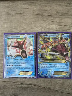 Pokemon TCG Mega Gyrados EX and Gyrados EX Set of 2 - Image 1