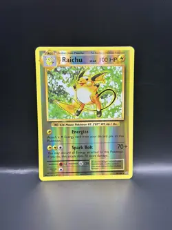 POKEMON XY EVOLUTIONS RAICHU REVERSE HOLO 36/108 TCG - Image 1