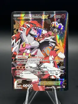 Pokemon Team Magma's Groudon EX 15/34 Double Crisis Holo - Image 1