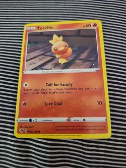 Pokemon TCG Torchic 022/189 Darkness Ablaze Regular - Image 1