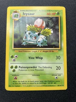Pokemon Ivysaur 30/102 Base Set LP / MP - Image 1