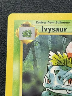 Pokemon Ivysaur 30/102 Base Set LP / MP - Image 2