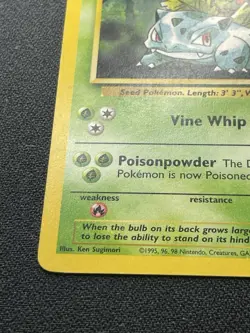 Pokemon Ivysaur 30/102 Base Set LP / MP - Image 5