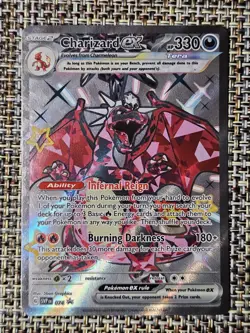 Pokemon Charizard ex SVP 074 Black Star Promo (Shiny Full Art) English NM/M - Image 1