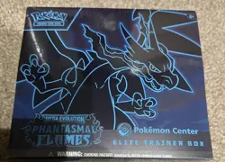 Pokemon TCG Phantasmal Flames Pokemon Center ETB Elite Trainer Box - small tear - Image 1