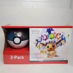 Pokemon TCG Prismatic Evolutions ETB & Poke Ball Tin Collection (Moon Ball) - Image 1
