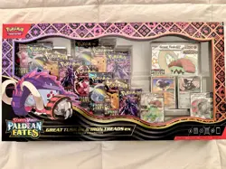 5 PACK - Pokemon Paldean Fates Great Tusk ex & Iron Treads ex Premium Collection - Image 1