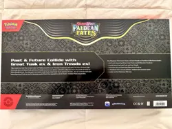 5 PACK - Pokemon Paldean Fates Great Tusk ex & Iron Treads ex Premium Collection - Image 2