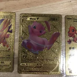 Pokemon Charmander, Bulbasaur & Squirtle Gold Foil - Image 3