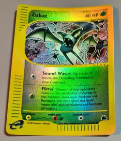 Zubat # 117/144 Reverse Holo aus Skyridge 2003 Pokemon Englisch Mint Vintage - Image 1