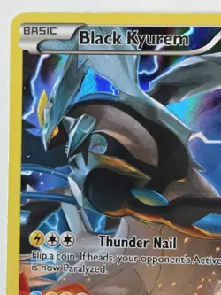 Pokemon TCG Black Kyurem XY80/211 XY Black Star Promos Holo LP - Image 2