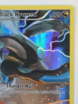 Pokemon TCG Black Kyurem XY80/211 XY Black Star Promos Holo LP - Image 3