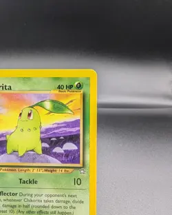Chikorita 53/111 - Neo Genesis 1st Edition Regular - Vintage Pokemon TCG - LP - Image 3