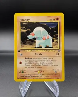 Phanpy 43/111 - Neo Genesis 1st Edition Regular - Vintage Pokemon TCG - LP - Image 1