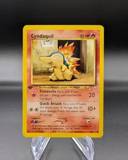 Cyndaquil 57/111 - Neo Genesis 1st Edition Regular - Vintage Pokemon TCG - LP - Image 1