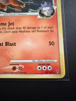 Pokemon TCG Charizard G Lv.65 SP 20/147 Supreme Victors Platinum 2009 Rare - Image 2