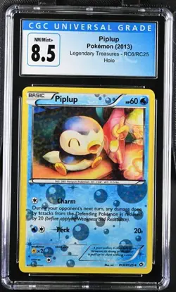 2013 Pokemon Legendary Treasures Piplup #RC6 CGC 8.5 - Image 1