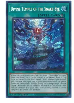 Divine Temple of the Snake-Eye - MP24-EN123 - Prismatic Secret Rare YuGiOh - Image 1