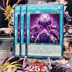 3x Yugioh Playset Wight Reanimator ALIN-EN065 Common 1st Ed Near Mint - Image 1