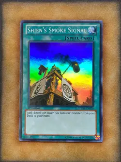 Yugioh Shien's Smoke Signal SDWA-EN030 Super Rare 1st Ed NM - Image 1