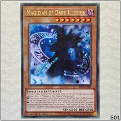 Magician of Dark Illusion - LED6-EN006 - Rare 1st Edition Yugioh - Image 1