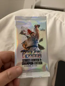 Street Fighter 2: Champion Edition Promo Card PSA Magazine Exclusive Pack SEALED - Image 1