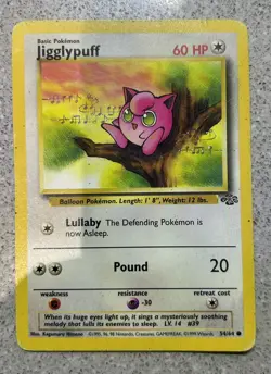 Jigglypuff 54/64 - Jungle (1st Edition) - Rare - Pokemon Card - Image 1
