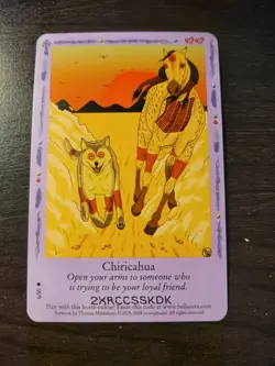 Bella Sara trading card - Native Lights - Chiricahua 6/55 - common - Image 1