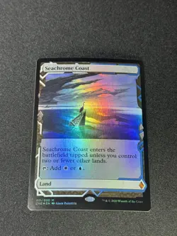 Seachrome Coast Foil MTG (ZNE) Zendikar Rising Expeditions NM Unplayed Card # 11 - Image 1