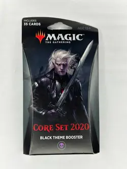 Magic the Gathering Core Set 2020 Black Theme Booster New Sealed 35 Cards - Image 1