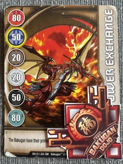 Bakugan:Battle Brawlers | G Power Exchange ??Copper Gate Card | 19/48 - Image 2