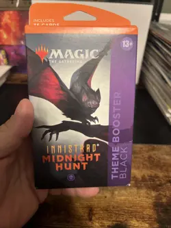 Magic: The Gathering - Innistrad: Midnight Hunt Black Theme Booster Pack - New - Image 1