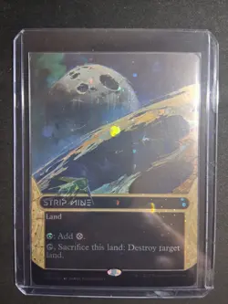 Strip Mine (0130) (Galaxy Foil) - Light Play - MTG - EOE - Stellar Sights - Image 5