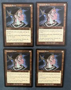 MTG 4X ODYSSEY CATALYST STONE MAGIC THE GATHERING RARE ARTIFACT ENGLISH CARD - Image 5