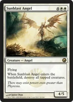 1x SUNBLAST ANGEL - Commander/SOM/Duel Deck - MTG NM Magic the Gathering - Image 1