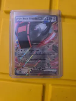 Pokemon TCG Iron Treads EX Scarlet & Violet Holo Ultra Rare Card 233/198 - Image 1