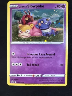 Galarian Slowpoke SWSH126 SWSH: Sword & Shield Promo Cards Holo Pokemon - Image 1