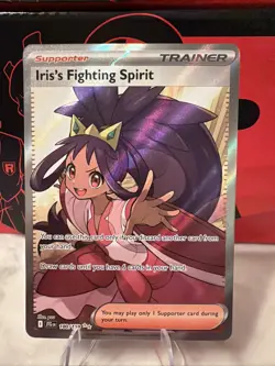 Pokemon TCG Iris's Fighting Spirit 180/159 Journey Together Ultra Rare - Image 1