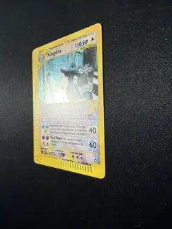 Aquapolis Kingdra Holo Crystal 148/147 Secret Rare Pokemon Card - Image 3