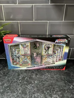 Pokemon TCG Prismatic Evolutions Premium Figure Collection ✅ NO WARNING LABEL 🔥 - Image 1