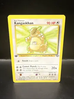 Pokemon Kangaskhan 21/64 1st Edition Non-Holo Jungle Pokemon TCG - Image 1