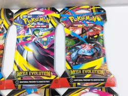 Pokemon TCG Mega Evolution Blister Pack LOT of 6 BRAND NEW FACTORY SEALED - Image 3