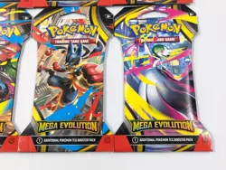 Pokemon TCG Mega Evolution Blister Pack LOT of 6 BRAND NEW FACTORY SEALED - Image 5